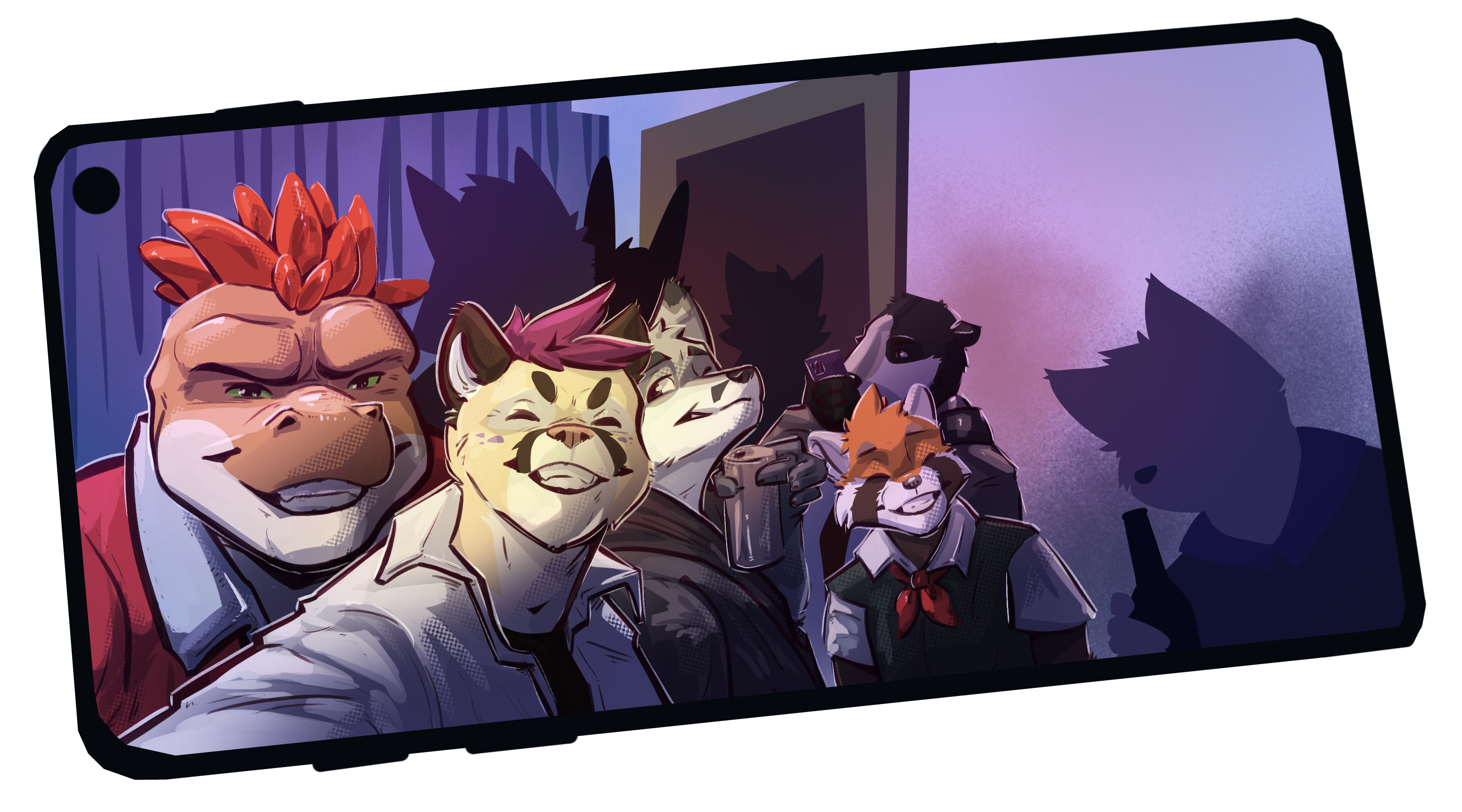 Selfie del equipo APA!
