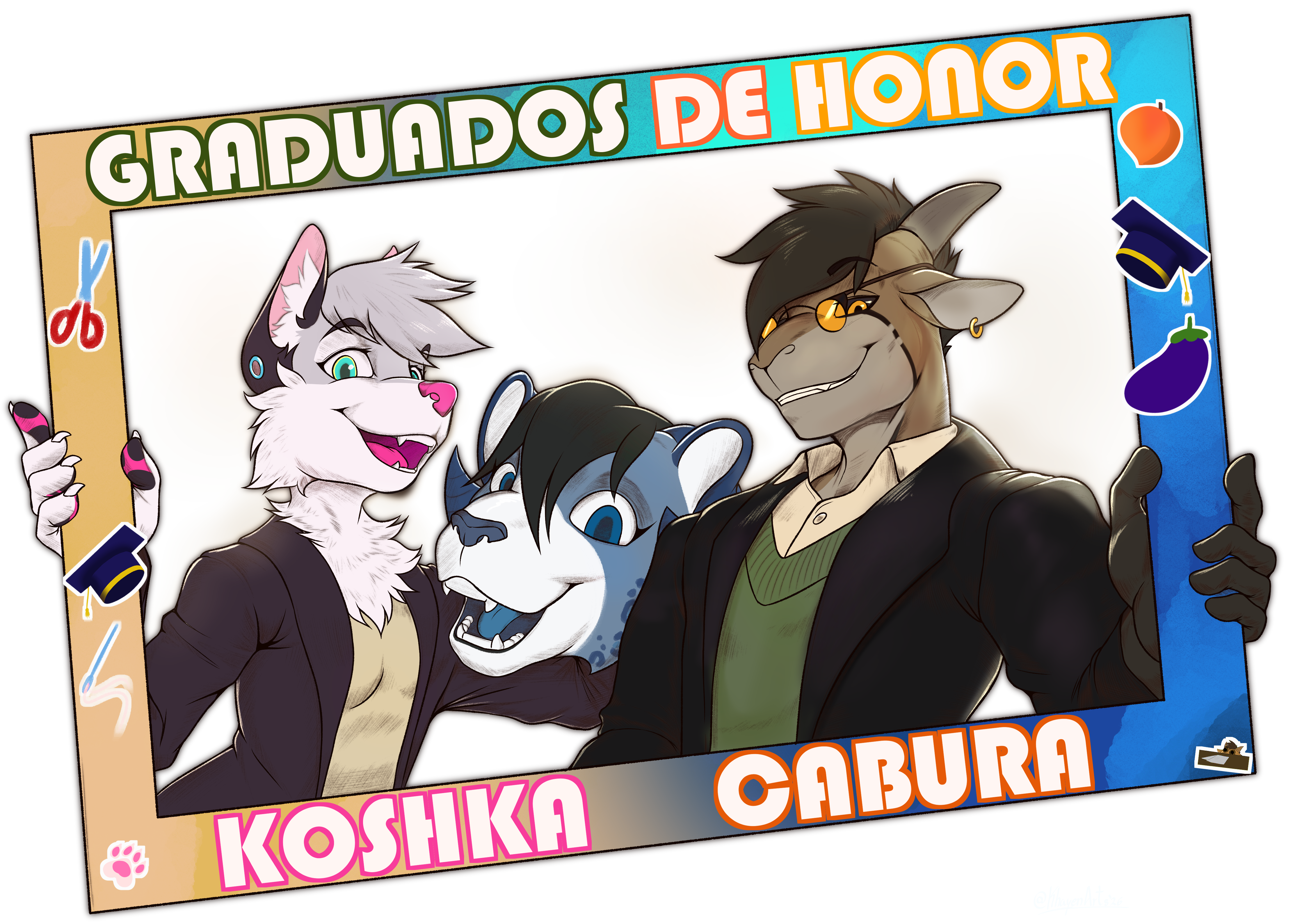 Arte de Cabura y Koshka para APA!